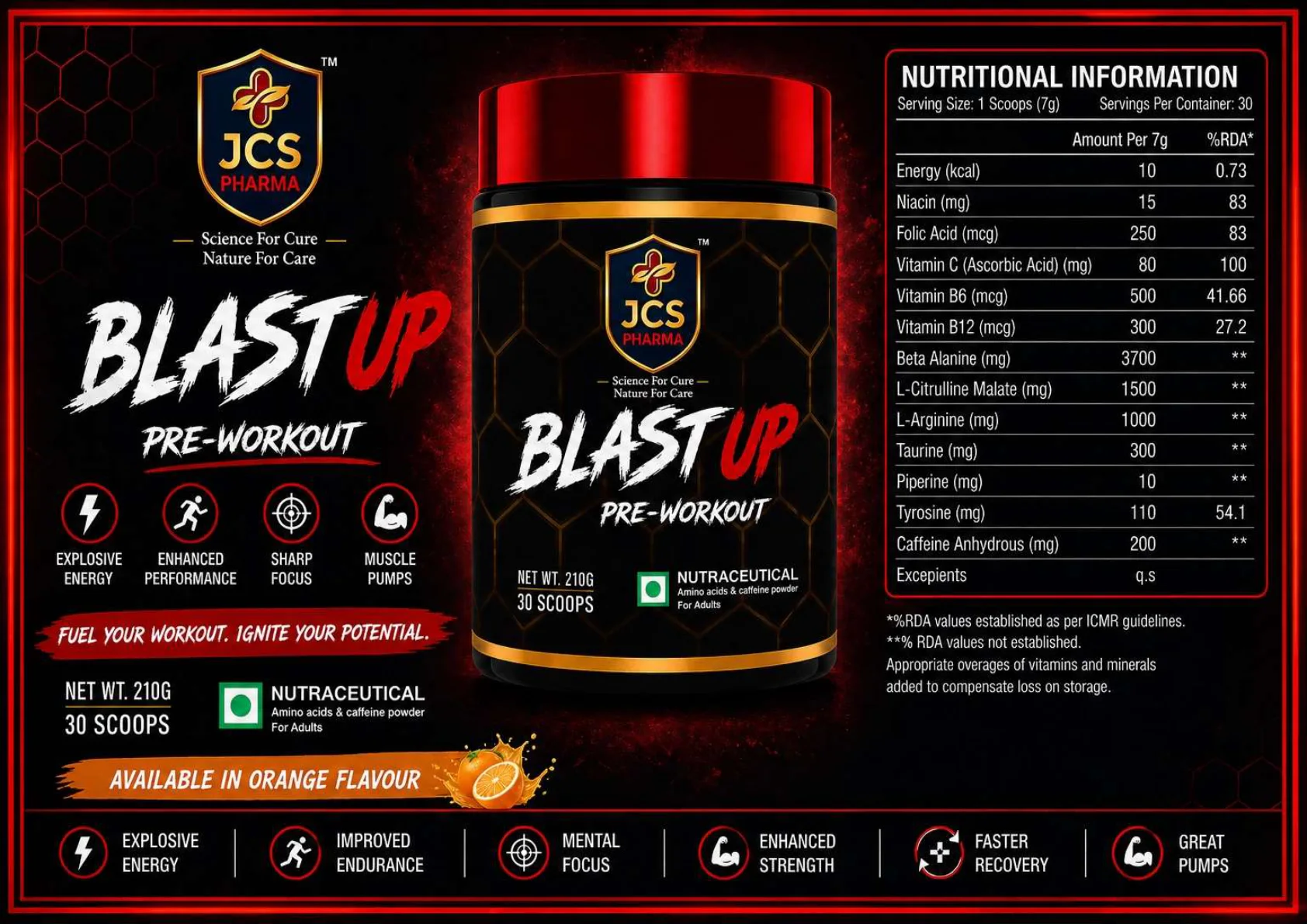 Blast Up Pre-Workout
